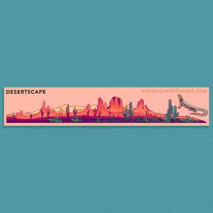 Desertscape Miniscape Sticker