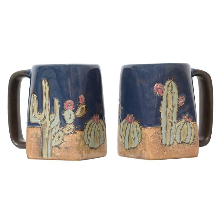 Cactus Square Stoneware Mug