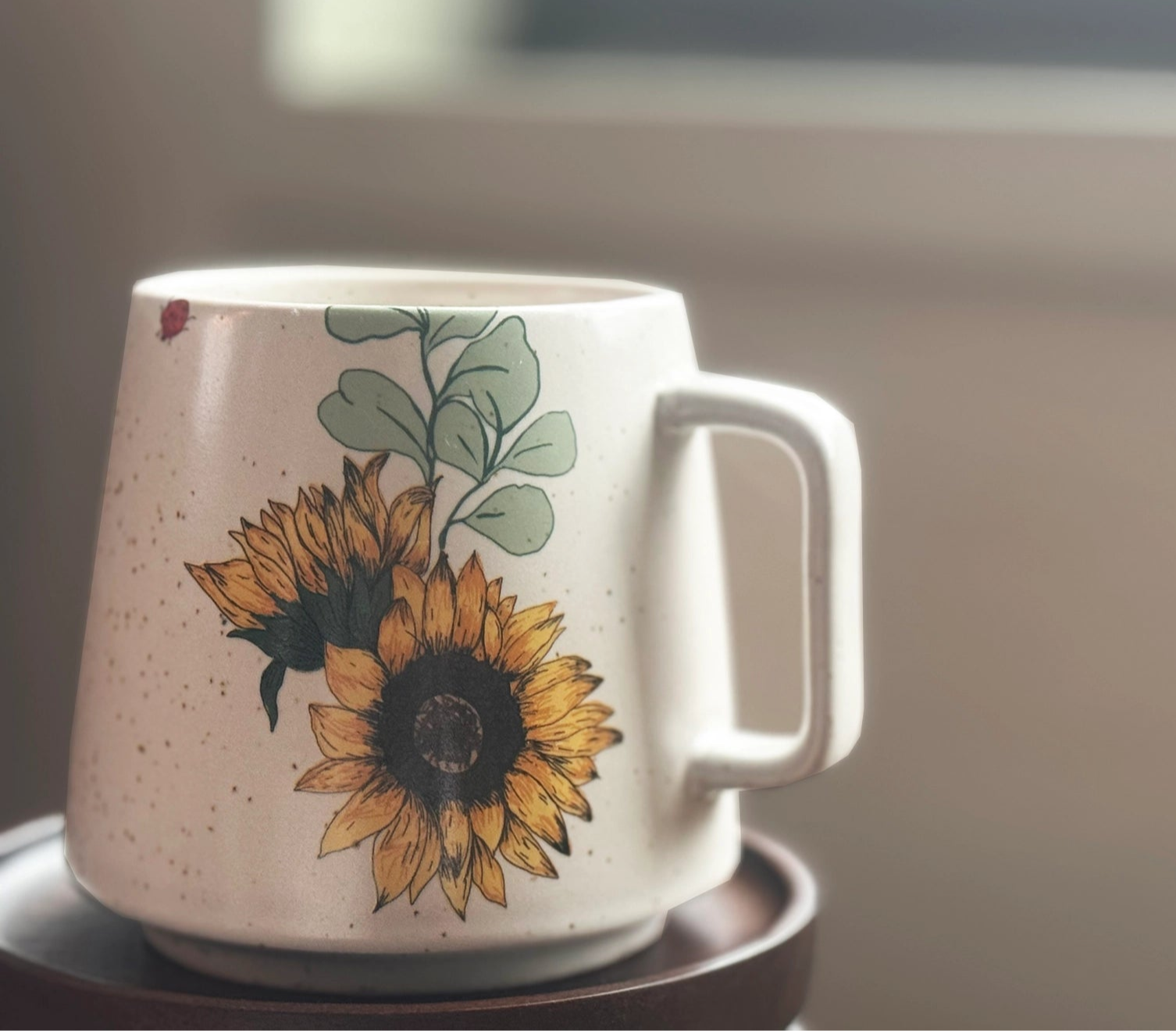 Sunshine Sunflower Stoneware Mug