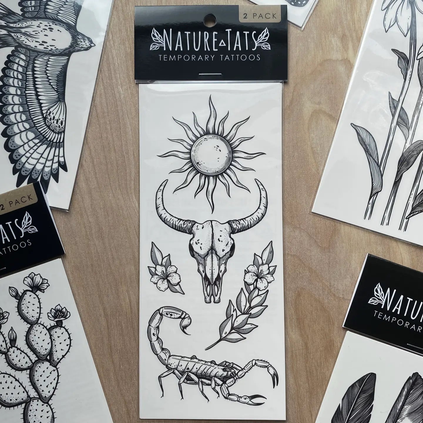 Sunlit Southwest Temporary Tattoo Sheet