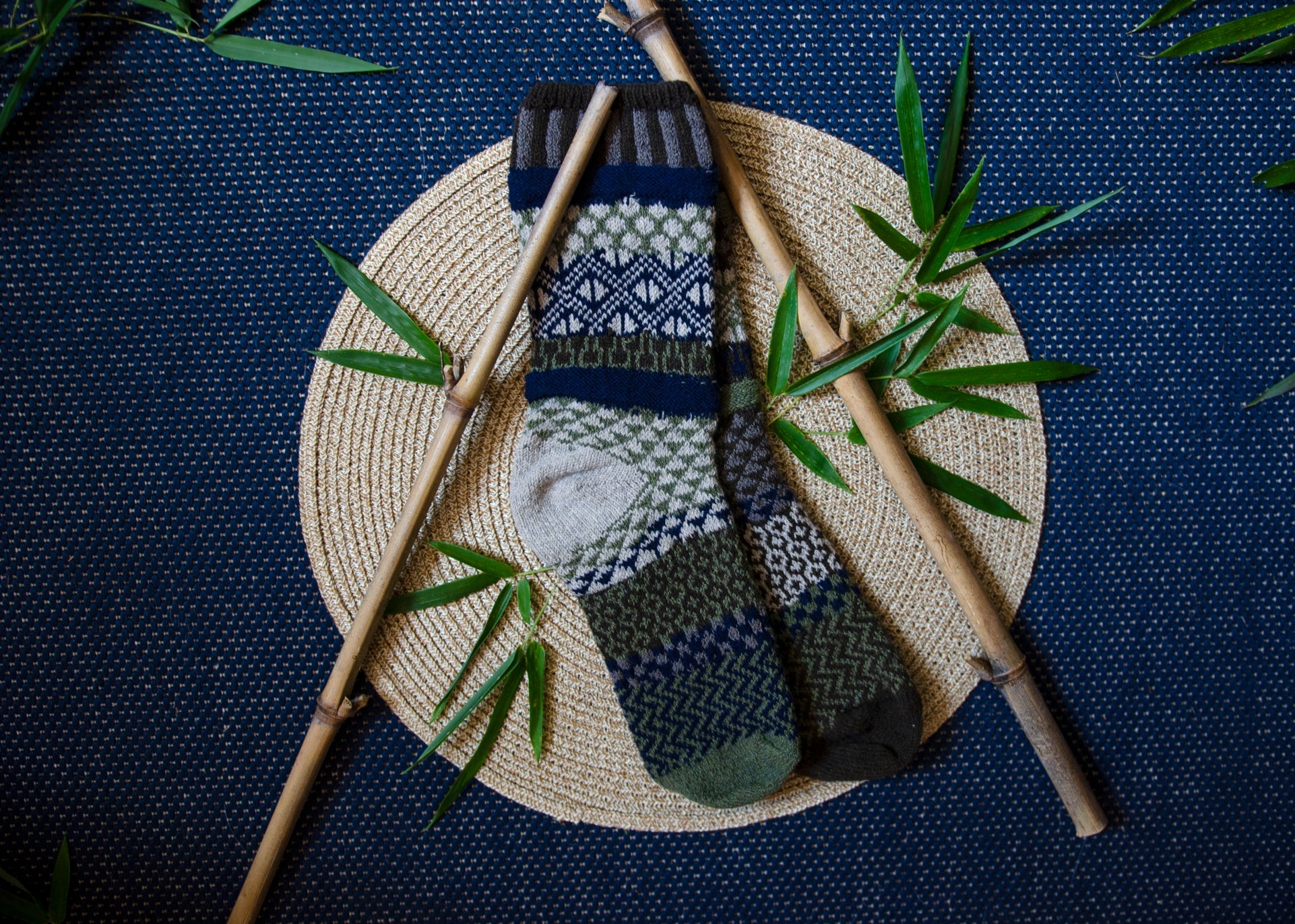 Bamboo Wool Crew Socks