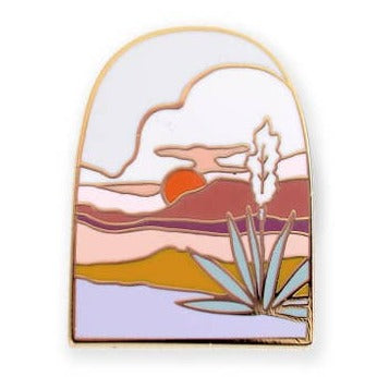 Agave Sunset Enamel Pin