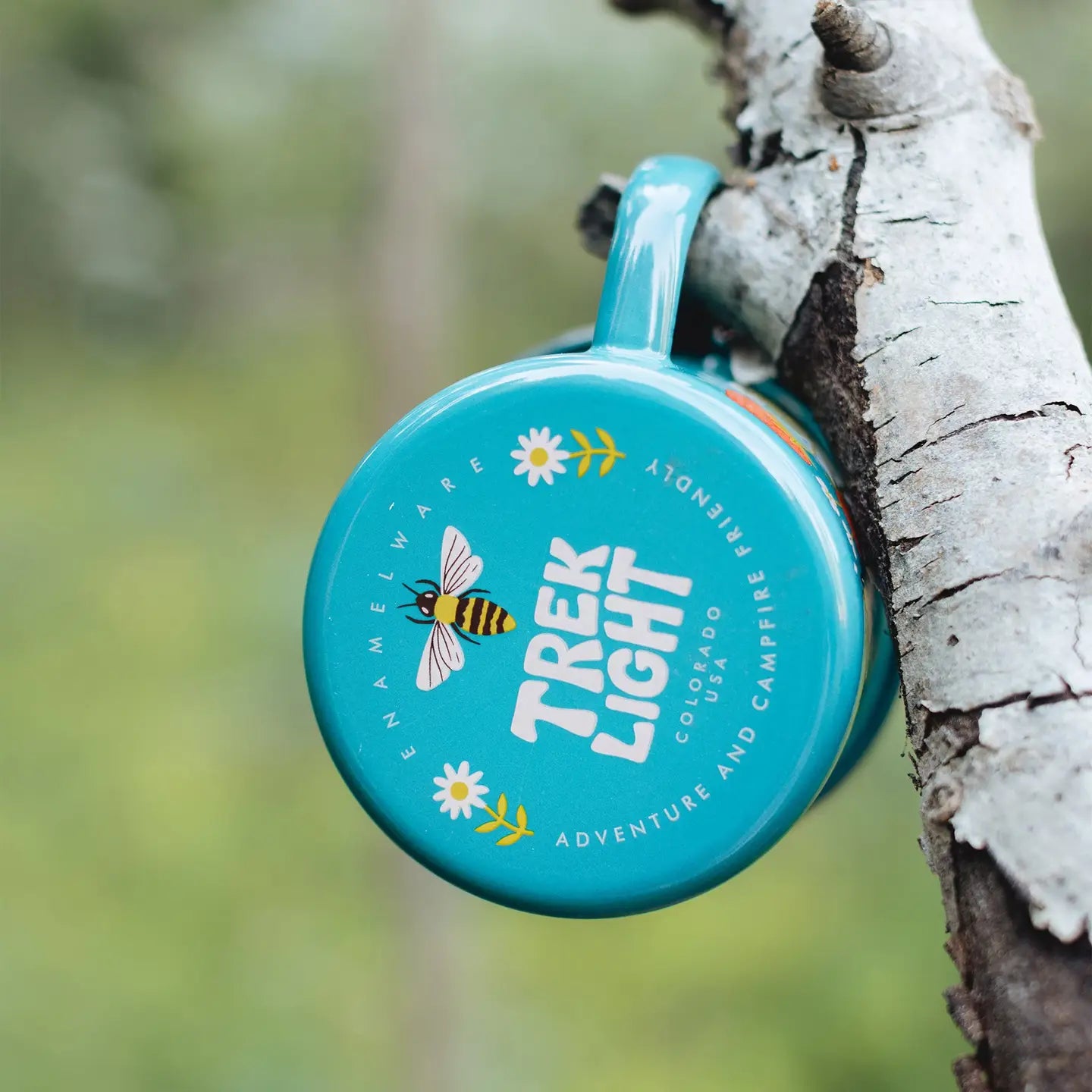 Garden Buzz Enamel Mug
