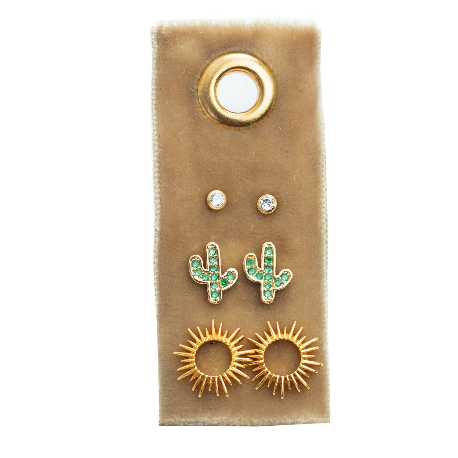 Cactus Stud Gift Set