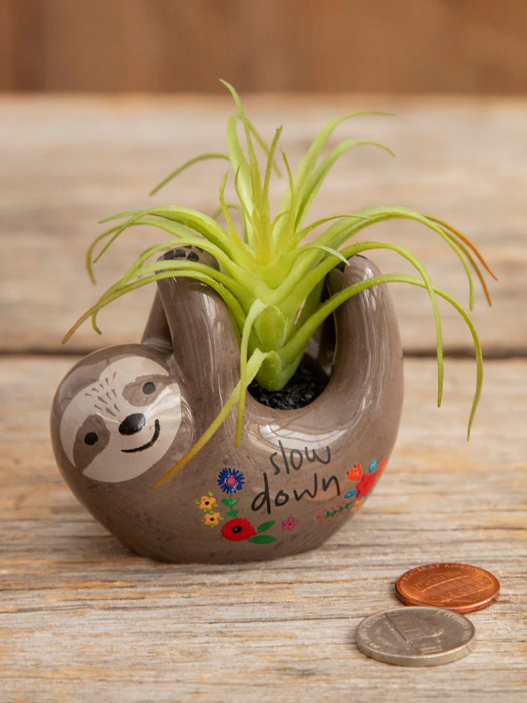 Sloth Faux Succulent
