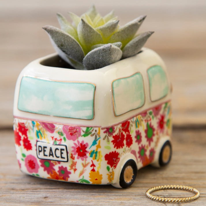 Critter Van Tiny Faux Succulent