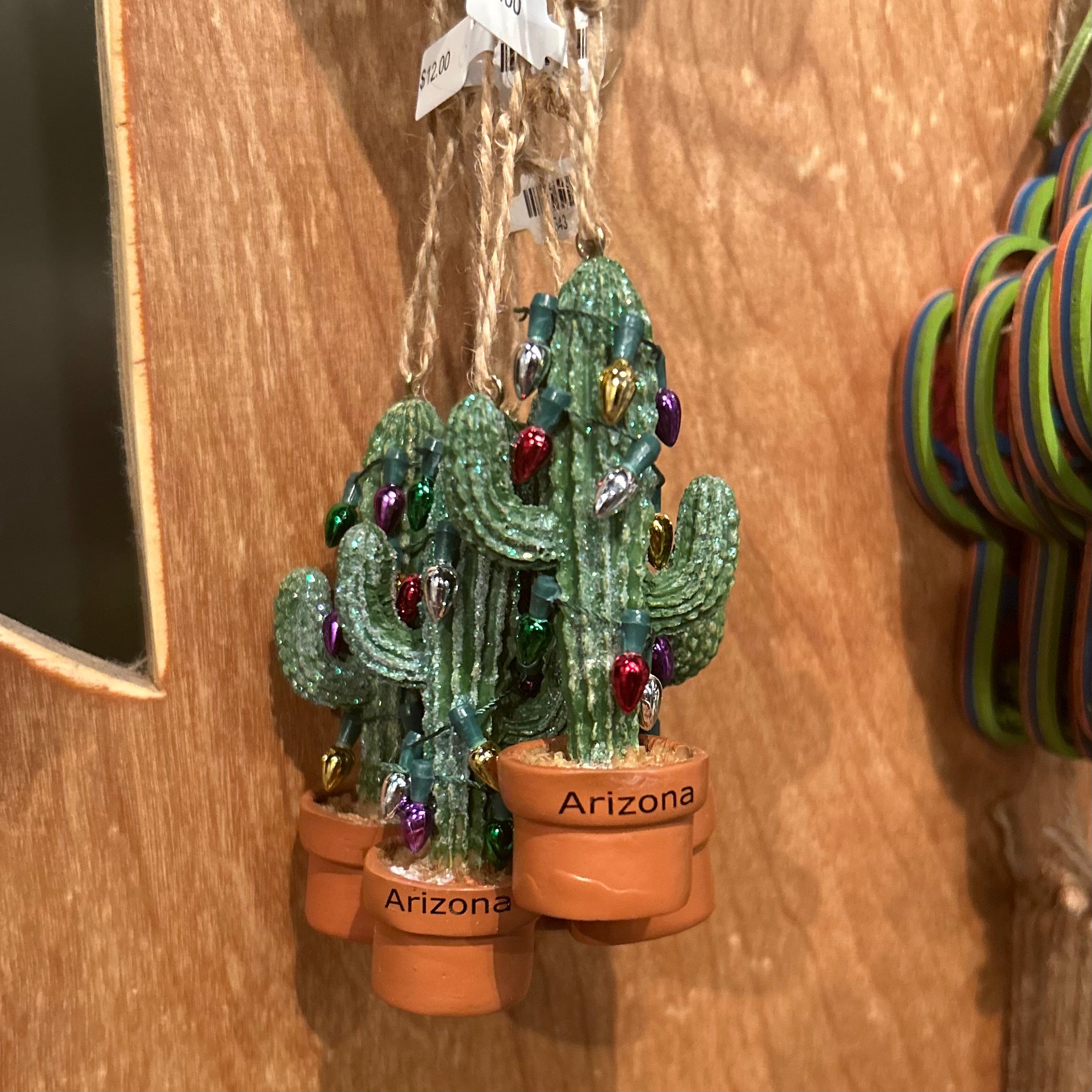 Saguaro with Lights Ornament