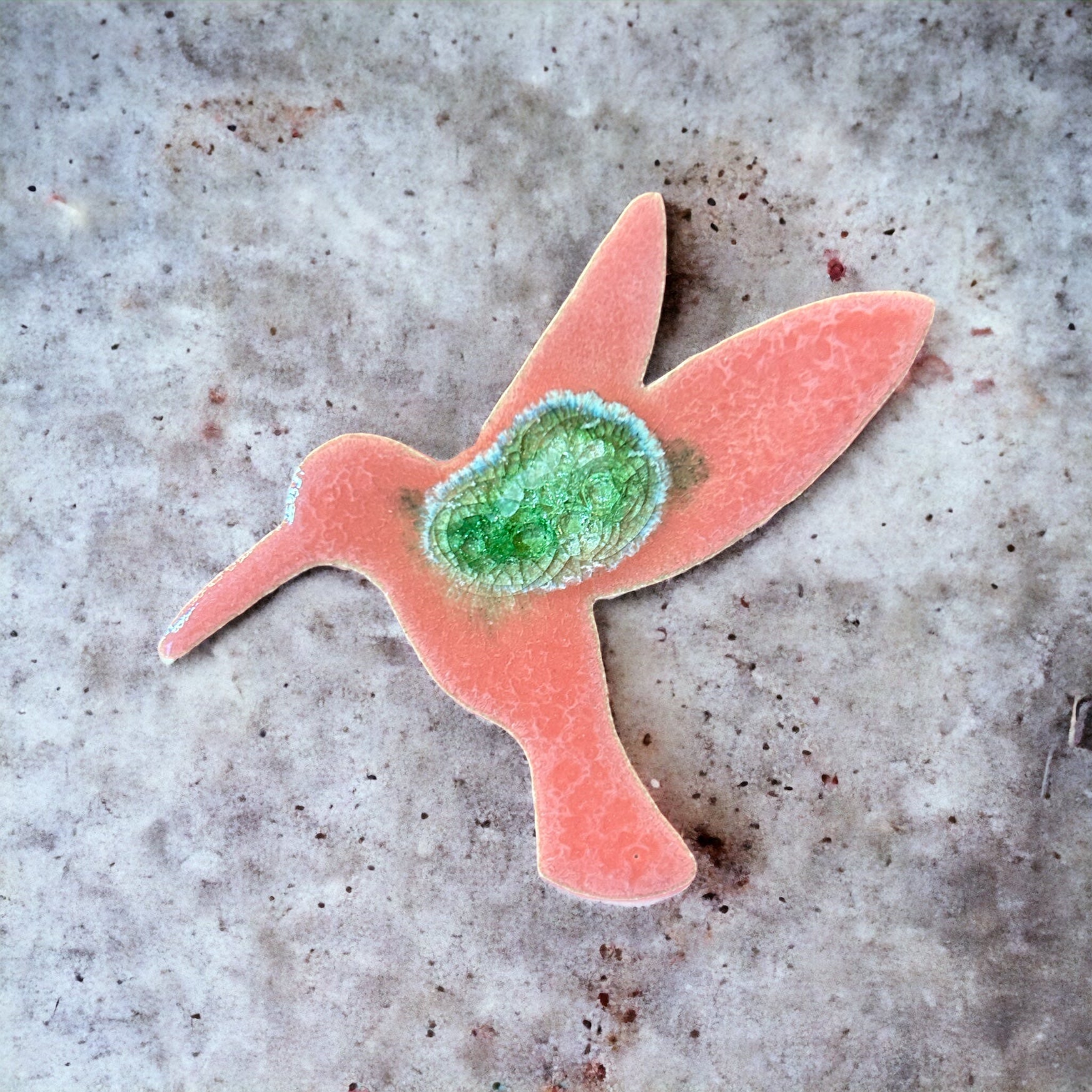 Geode Hummingbird Magnet