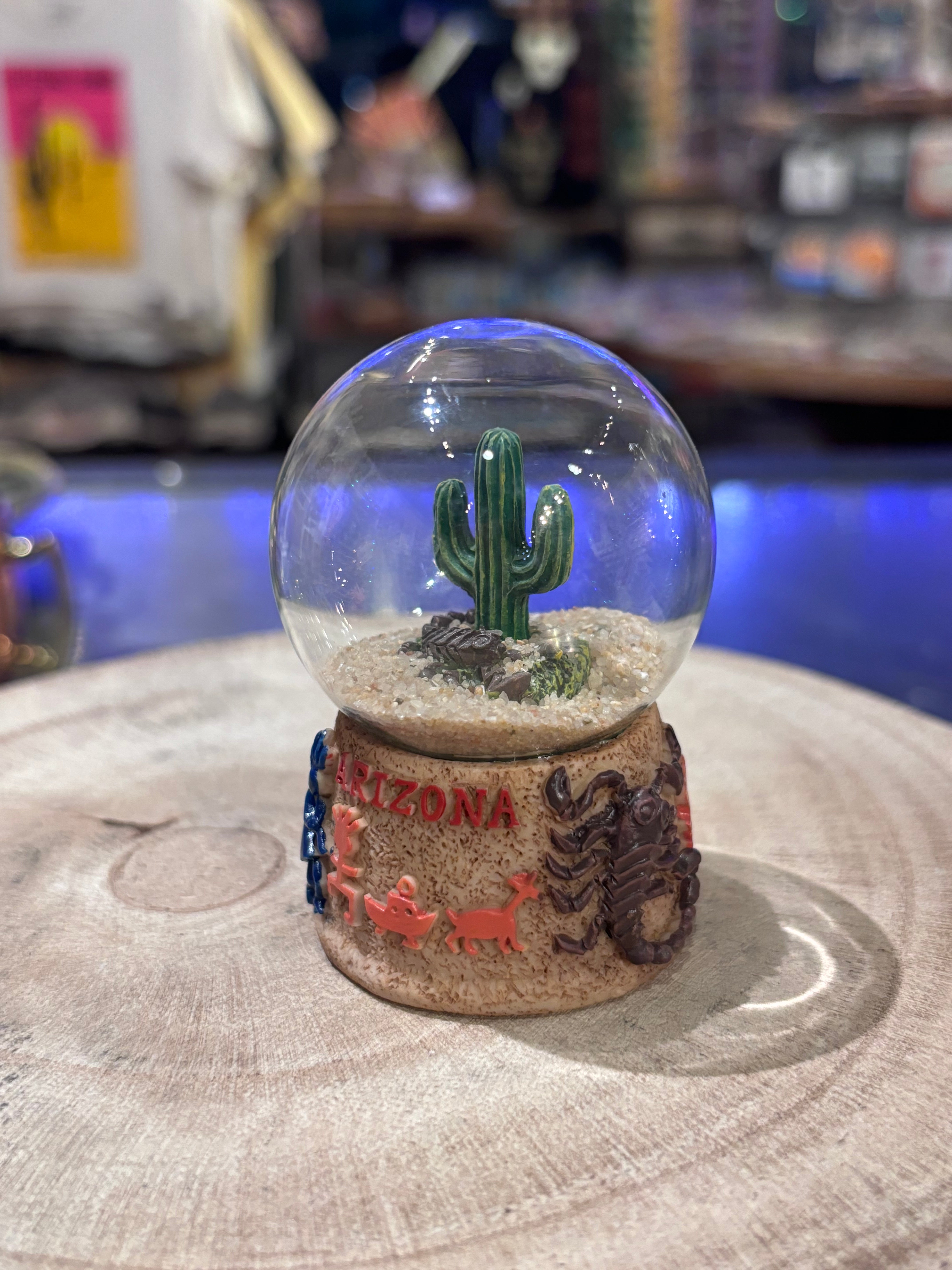 Arizona Sand Globe Desert Collage Small