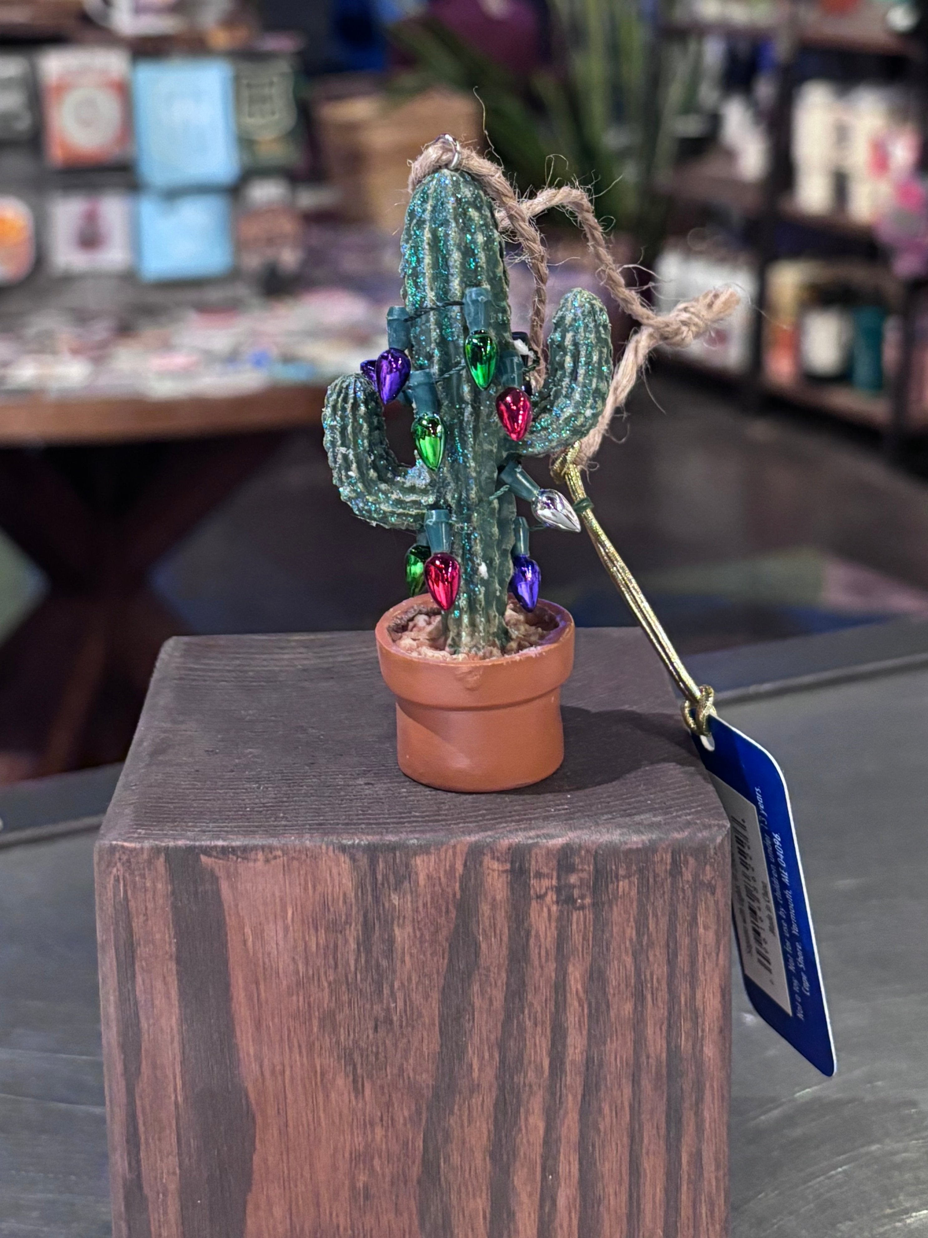 Saguaro with Lights Ornament