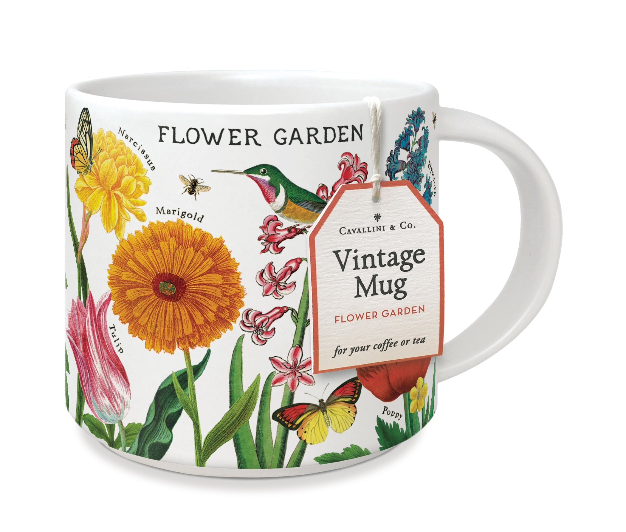 Flower Garden Vintage Mug