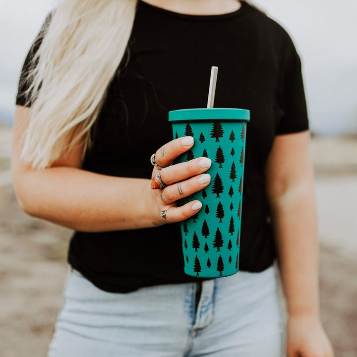 Pine Trees Travel Tumbler