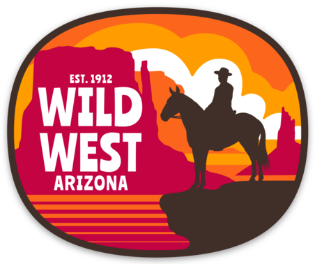 Arizona Wild West Sticker