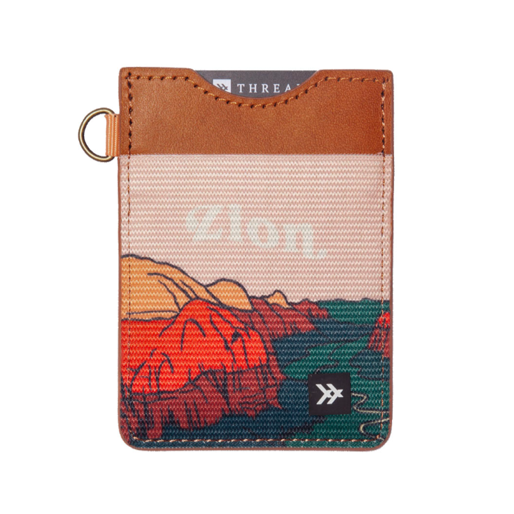 Thread National Parks Vertical Leather Elastic Wallet