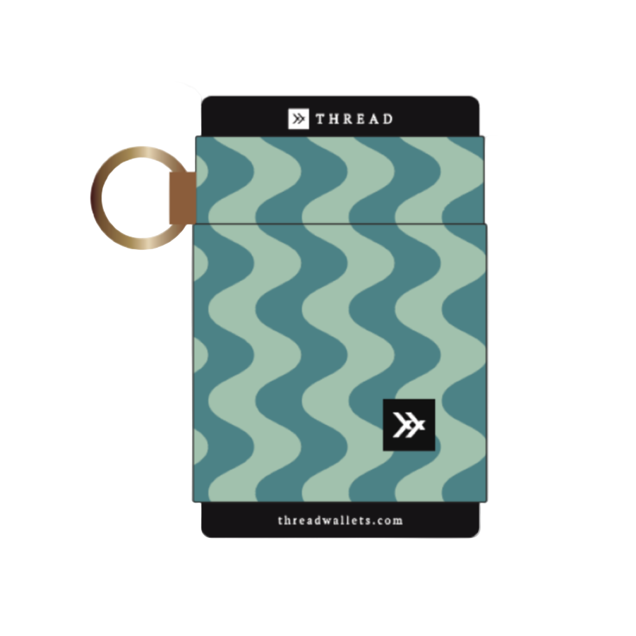 Thread Patterned Elastic Wallet