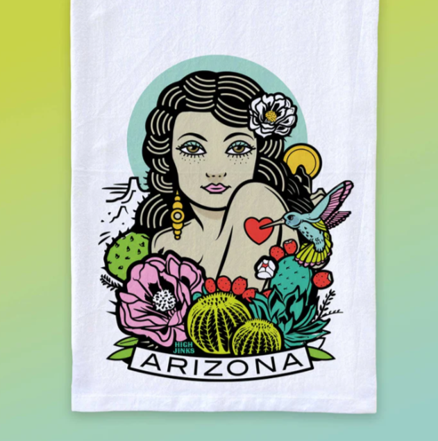 Desert Goddess Tea Towel