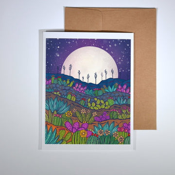 Super Moon Greeting Card