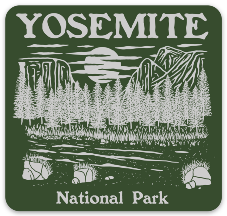 Yosemite National Park Sticker