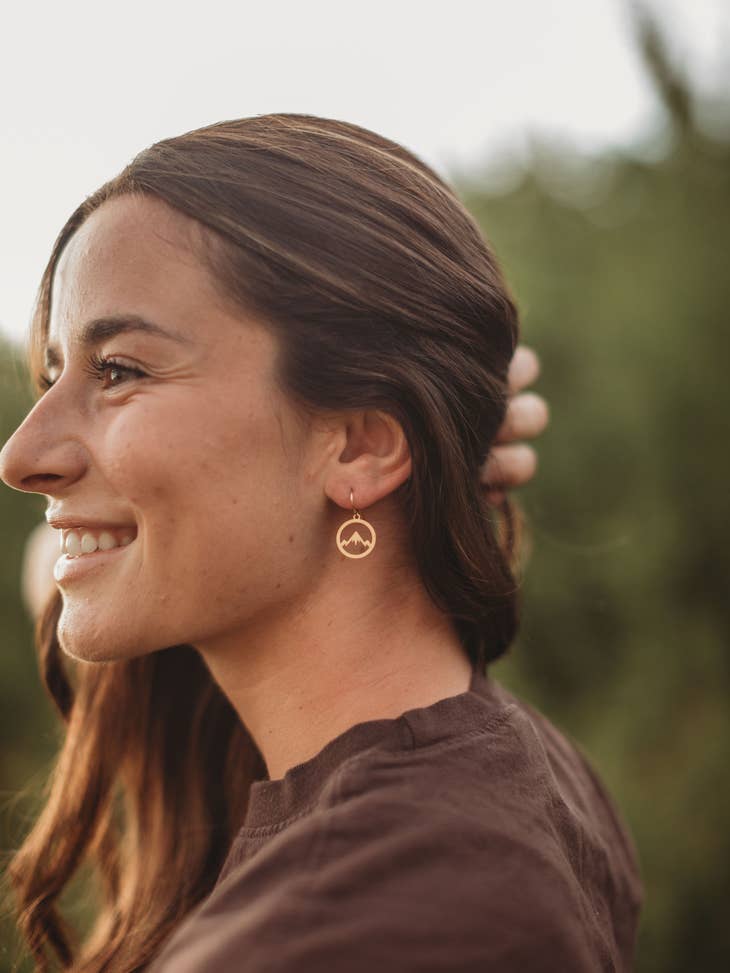 Mountainscape Dangle Earrings