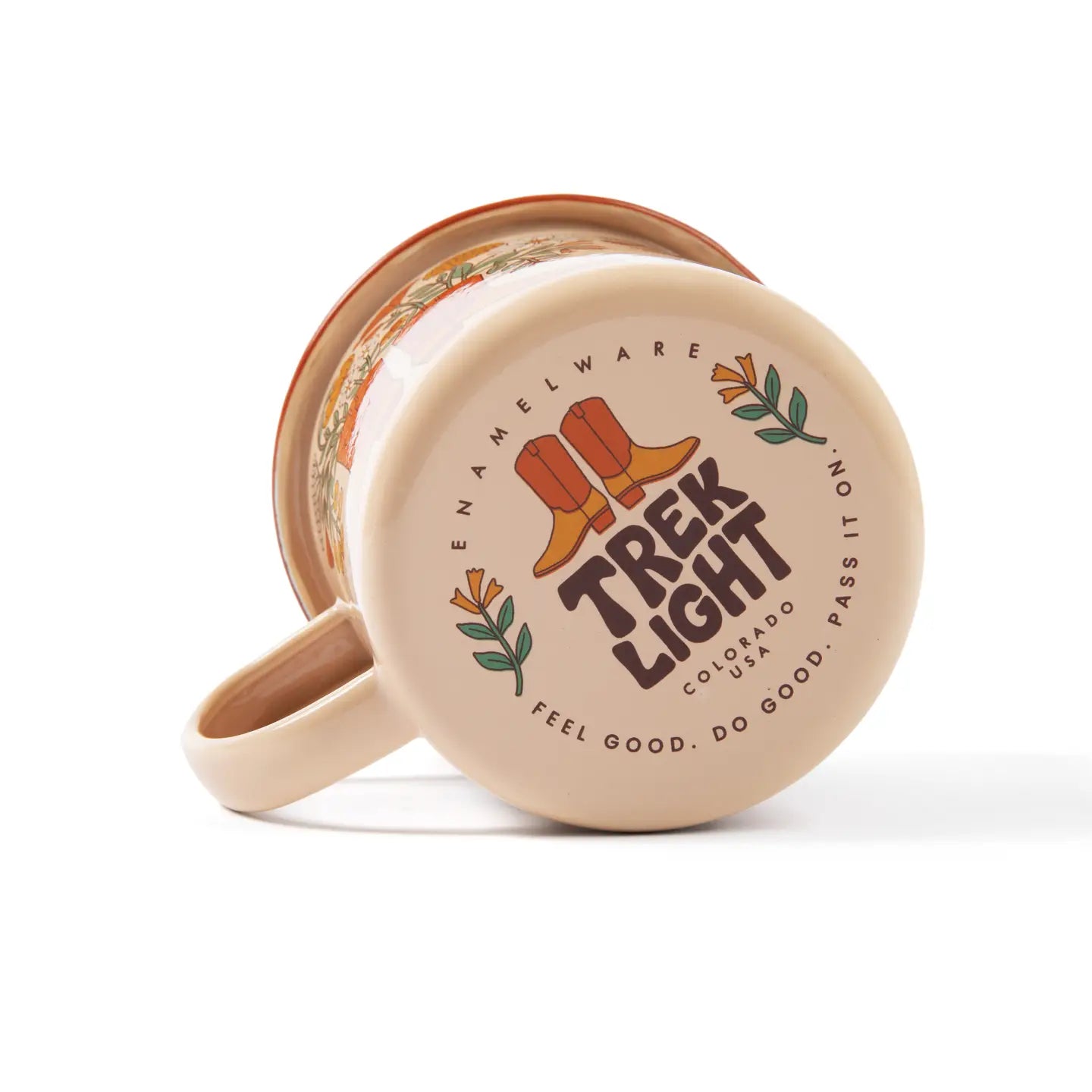 Western Boot Enamel Mug