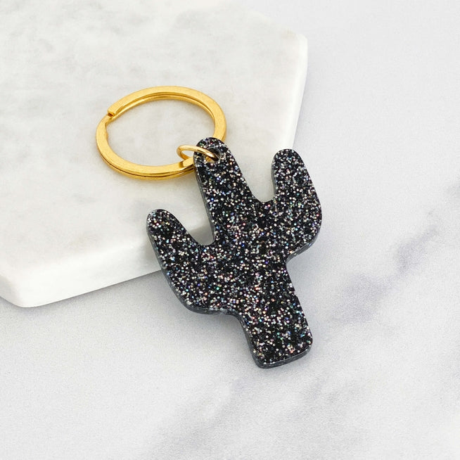 Acrylic Cactus Keyring