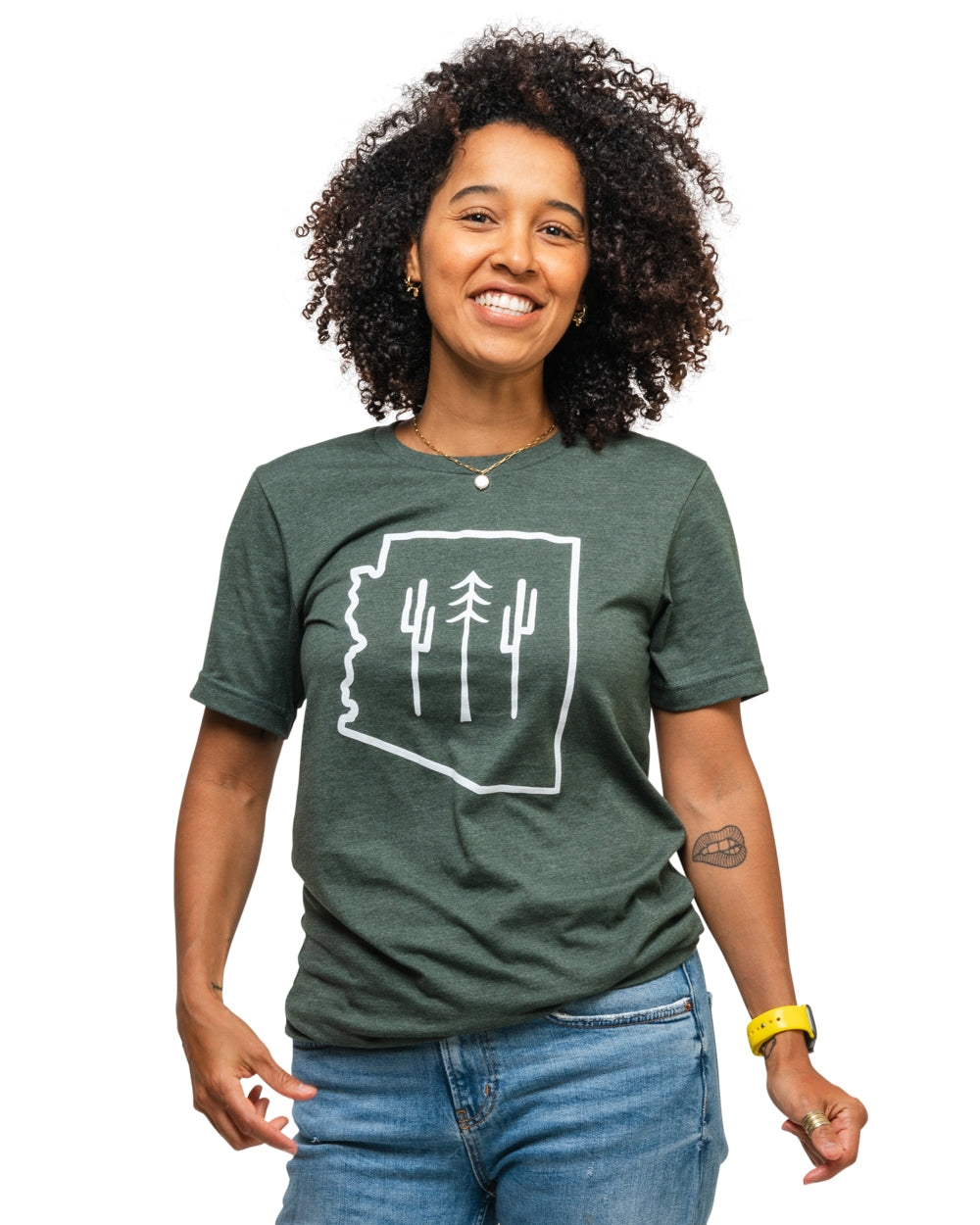 AZ Wilderness Tee - Forest Green