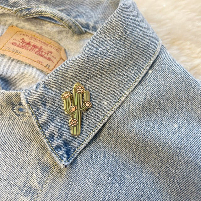 Saguaro Cactus Enamel Pin