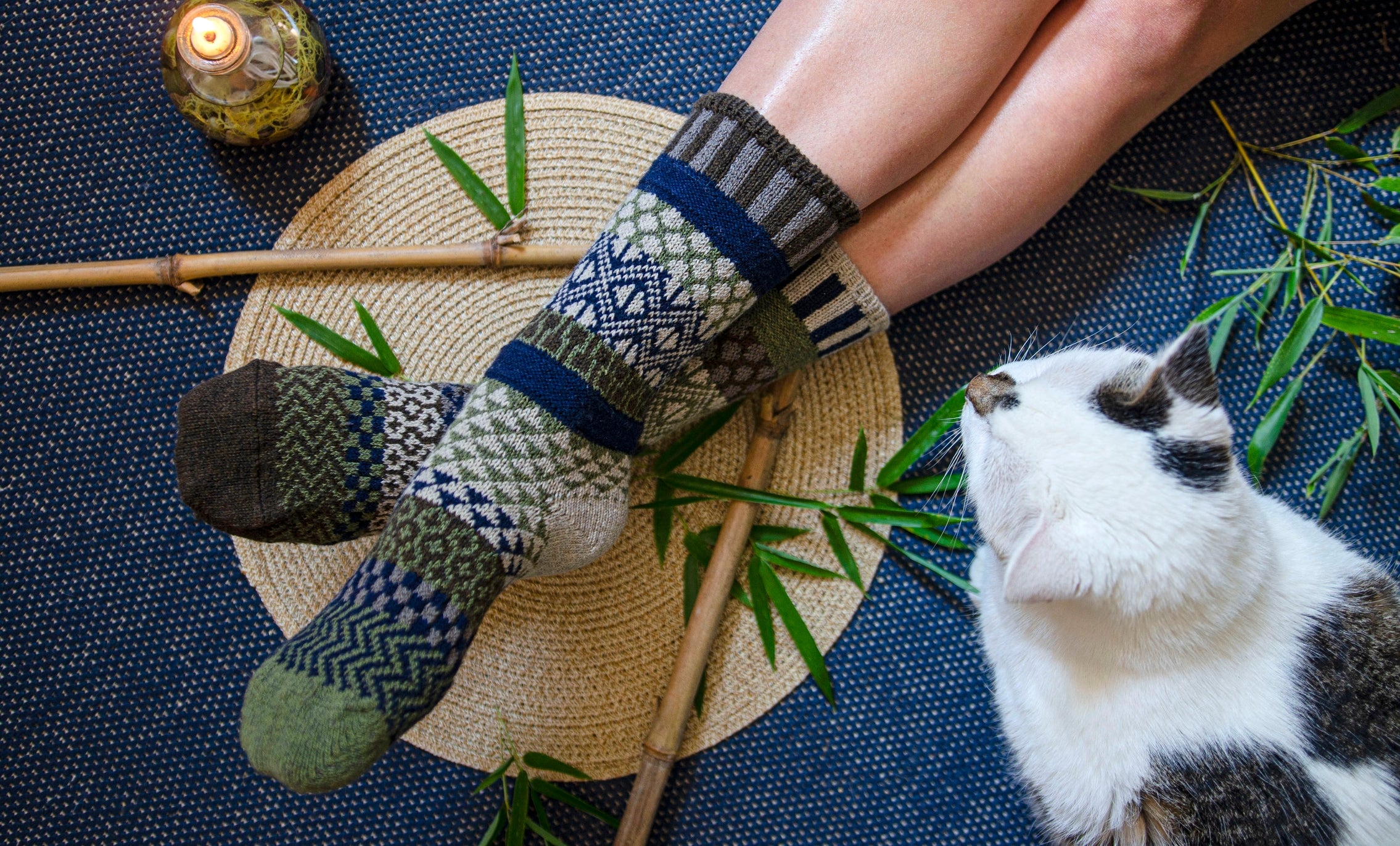 Bamboo Wool Crew Socks
