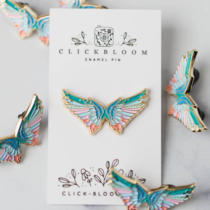 Phoenix Wings Enamel Pin