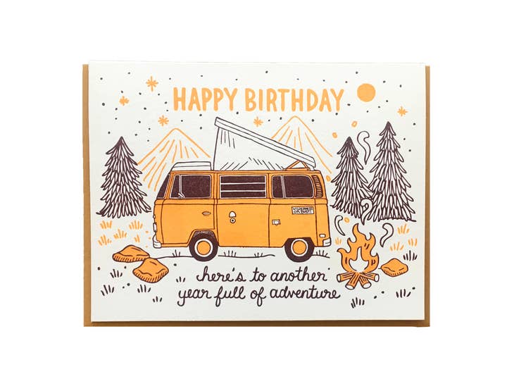 Birthday Camper Card