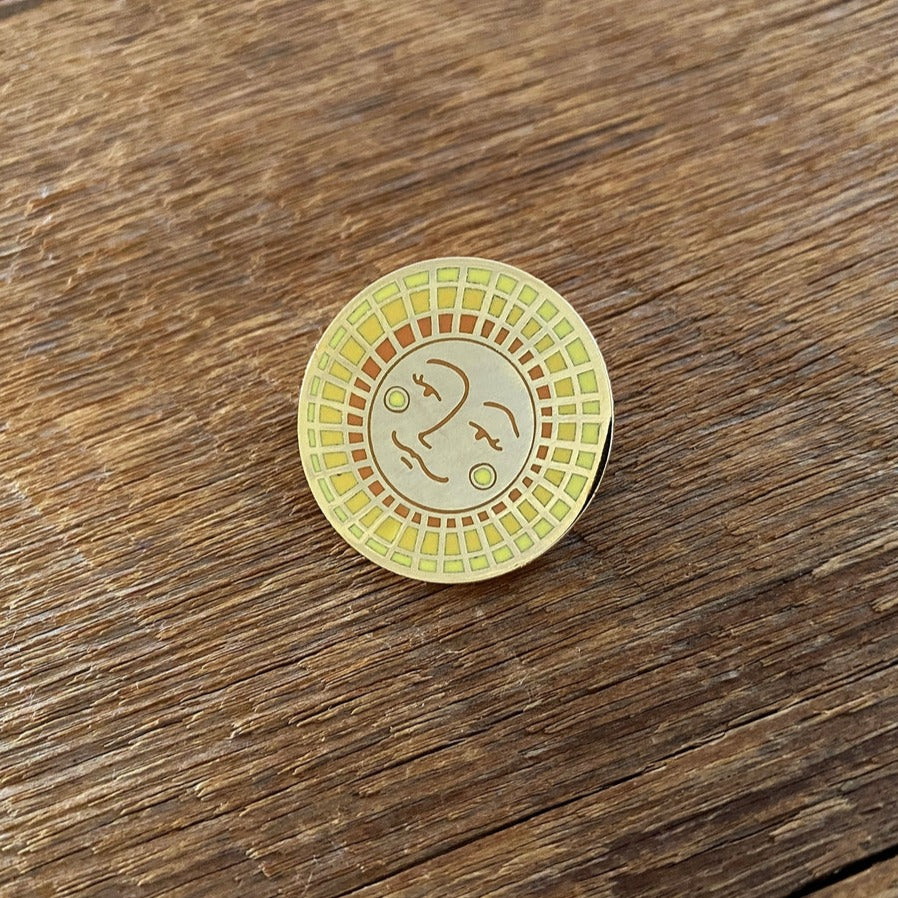 Sun Enamel Pin