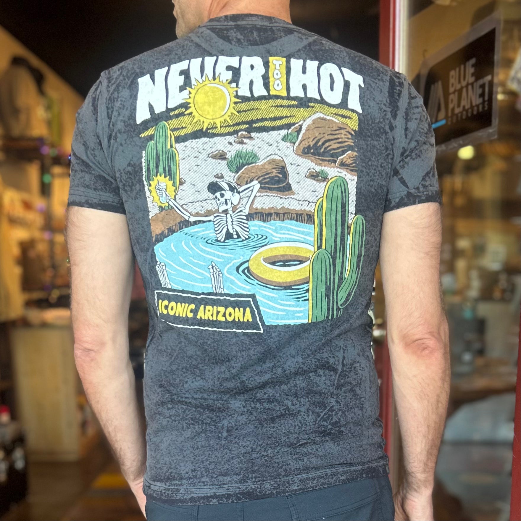 Iconic Arizona Never Too Hot Tee