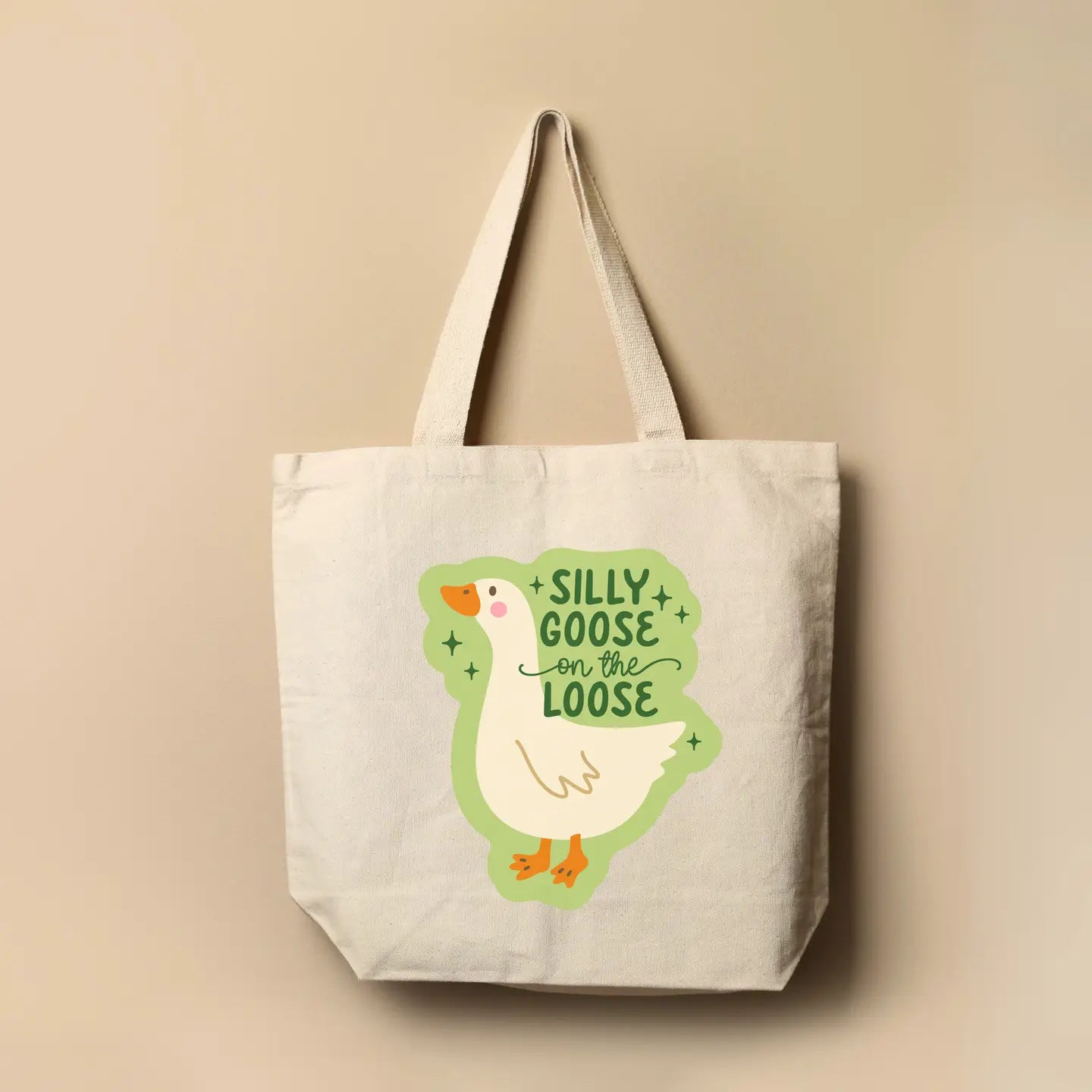 Silly Goose on the Loose Tote Bag