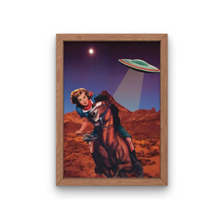 Space Cowgirl Art Print