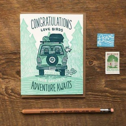Congrats Wedding Adventure Card