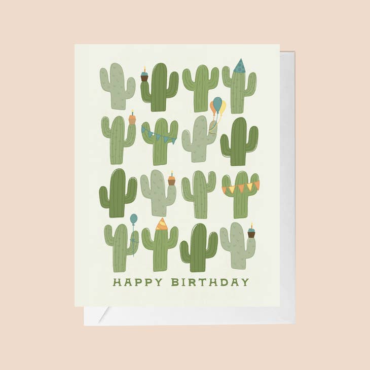 Cactus Birthday Card