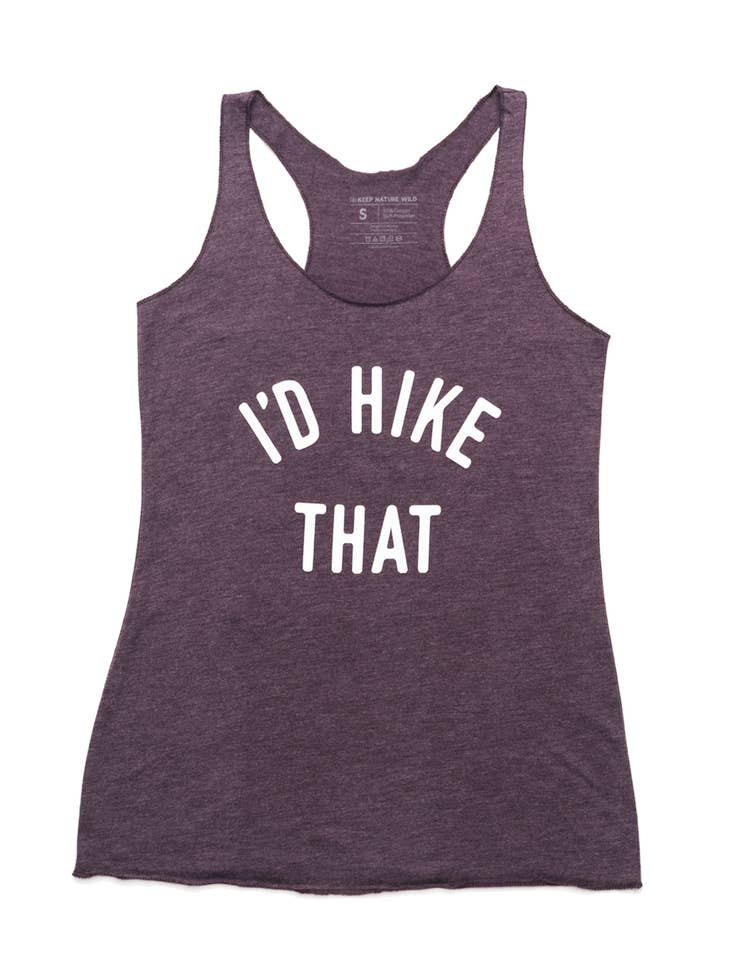 I’d Hike That Women’s Tank - Amethyst