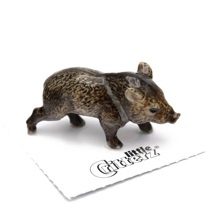 Javelina Porcelain Miniature