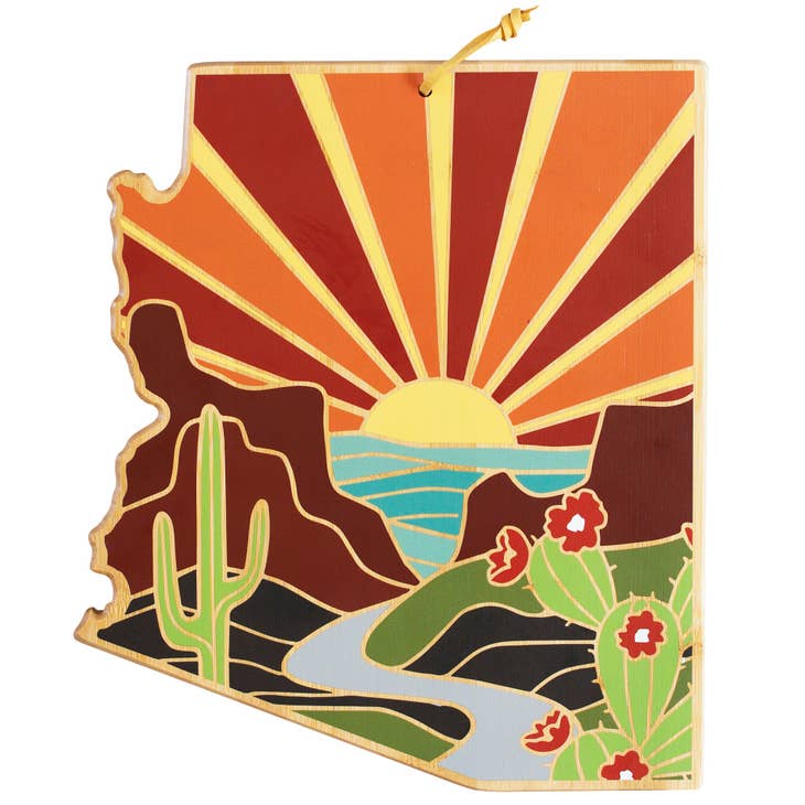 Arizona Sunrise Serving Board