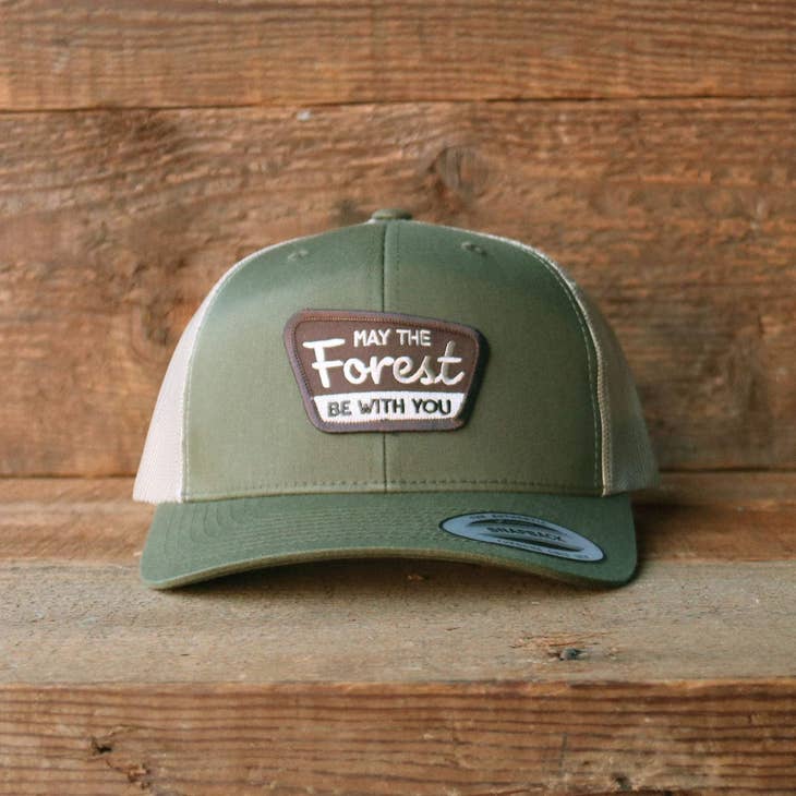 May The Forest Be With You Hat - Olive Green