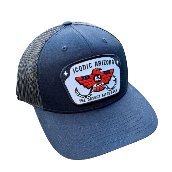 The Desert Bites Back Curved Trucker