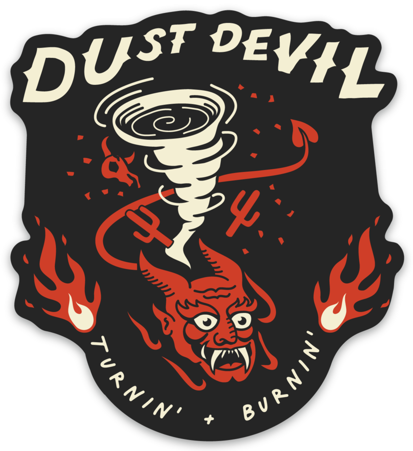 Dust Devil Sticker