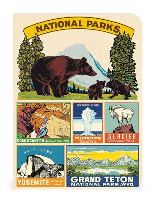 National Parks Vintage Mini Notebooks