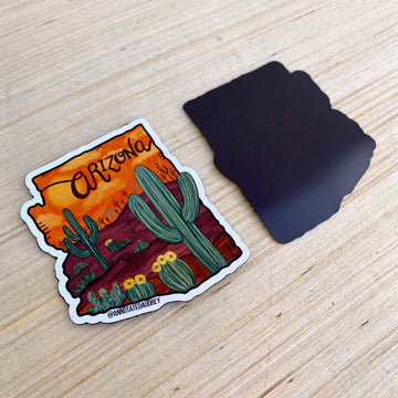 Orange Arizona Magnet