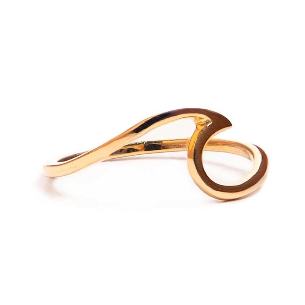 Gold Wave Ring