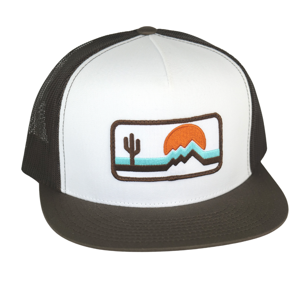 The Retrozona Flat Brim Trucker