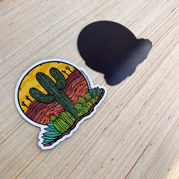 Saguaro Hug Magnet