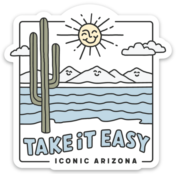 Take it Easy Sticker