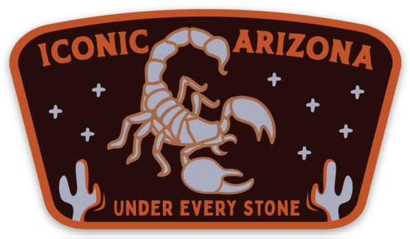 Under Every Stone Badge Sticker