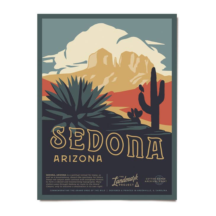 Sedona Poster - 12 x 16